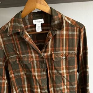 Jones New York | Plaid Button-Up Shirt